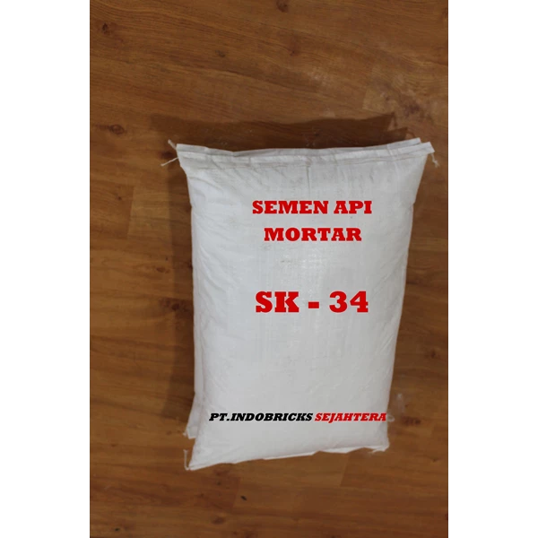 Semen Tahan Api ( Refractory Mortar Brick ) Indobricks SK 34